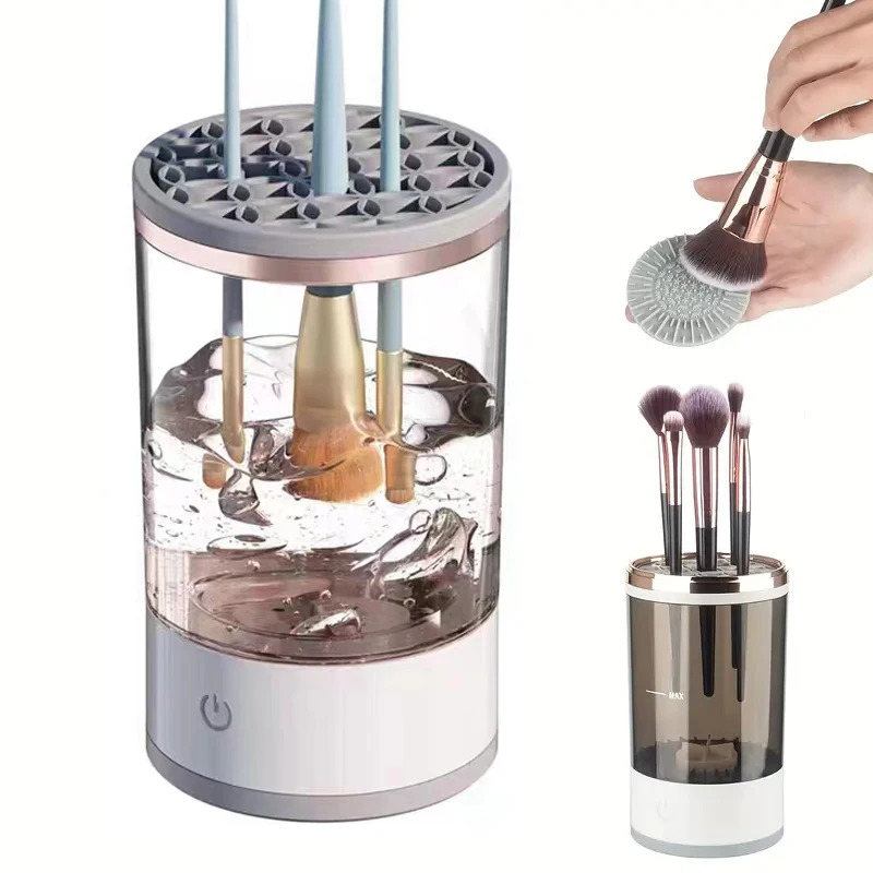 Makeup Brush Set - Limpiador de Brochas de Maquillaje Eléctrico