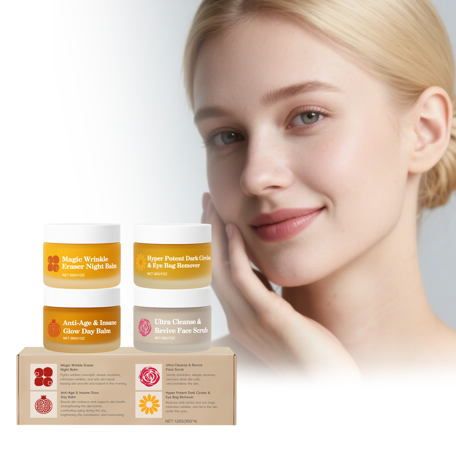 Anti-Aging Face Cream - Traje para el cuidado de la
