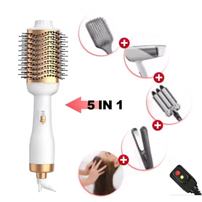 Hair Curling Wand - Cepillo de aire caliente 3 en