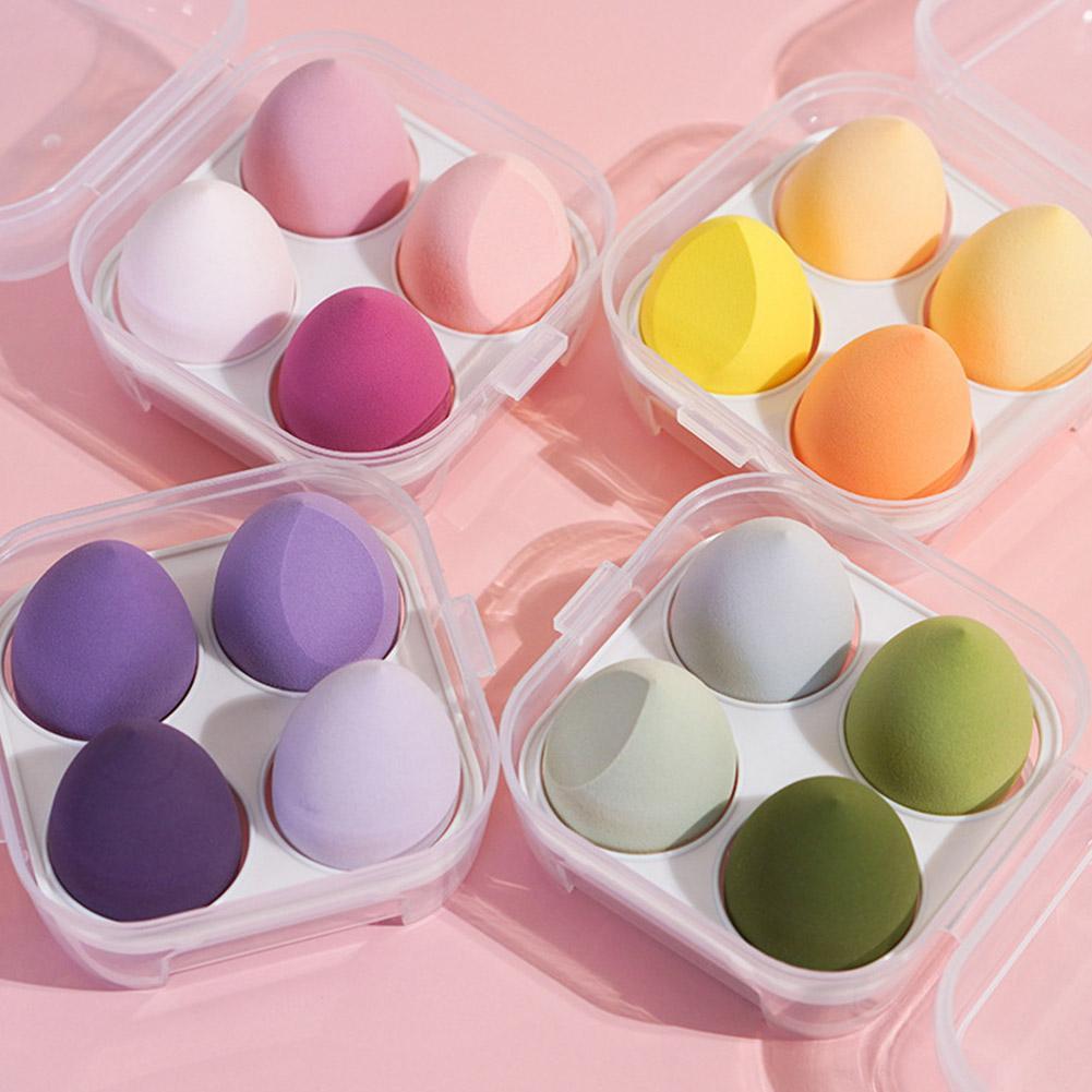 Beauty Makeup Egg - 4 unids/set mezcla de colores belleza