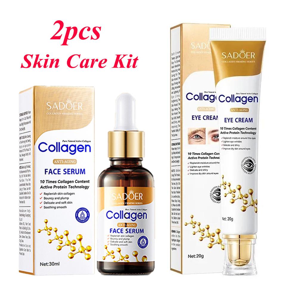 Anti-Aging Face Cream - SADOER-Juego de colágeno para el cuidado
