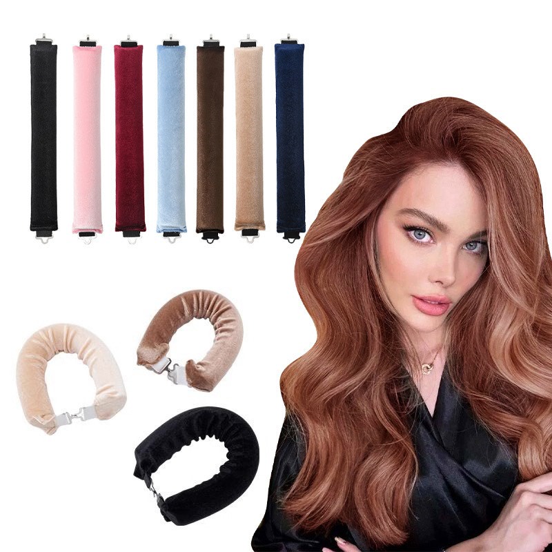 Hair Curling Wand - Rizadores de pelo sin calor, diadema