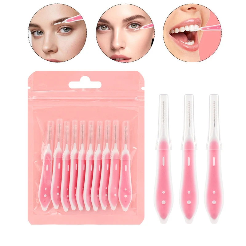 Eyelash Extension - 10 Uds. De cepillos para cejas,