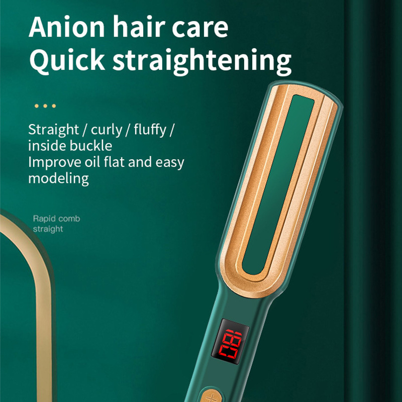 Hair Curling Wand - Peine alisador, plancha de pelo con