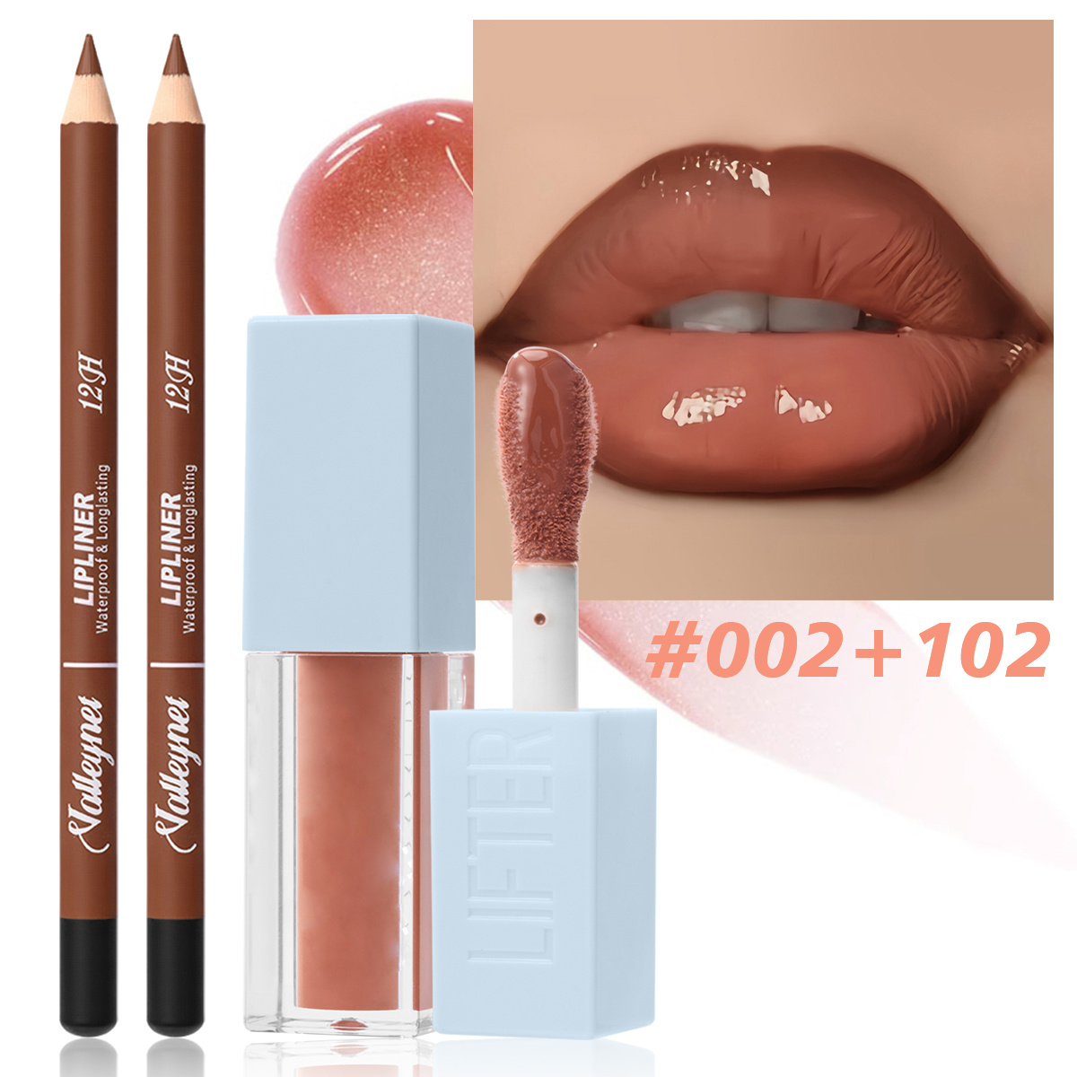 Beauty Linasi Makeup - Juego de 2 Piezas: Delineador de