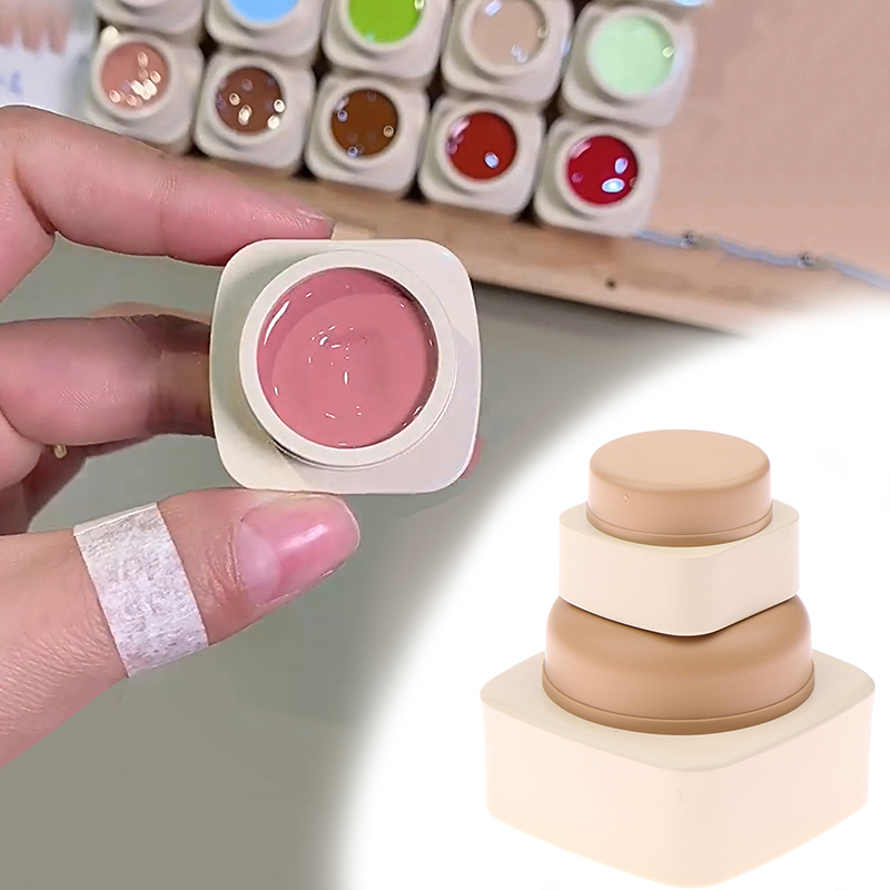 Beauty Makeup Face - Envases Cuadrados de Plástico Vacíos de