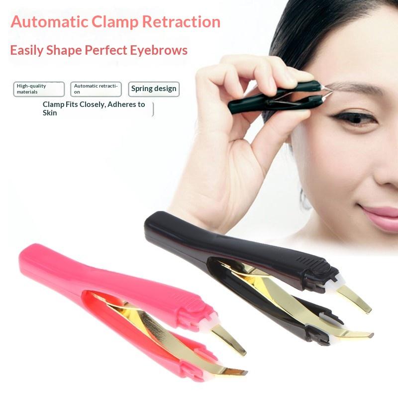 Beauty Makeup Face - Pinza para Cejas Automática Retráctil, Depiladora