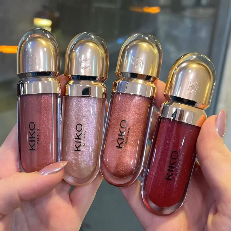 Lip Gloss Plumping - KIKO Brillo Labial Líquido 3D Transparente,