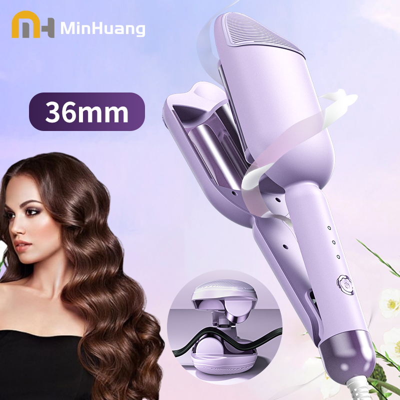 Hair Curling Wand - Rizador de pelo eléctrico de 36mm,
