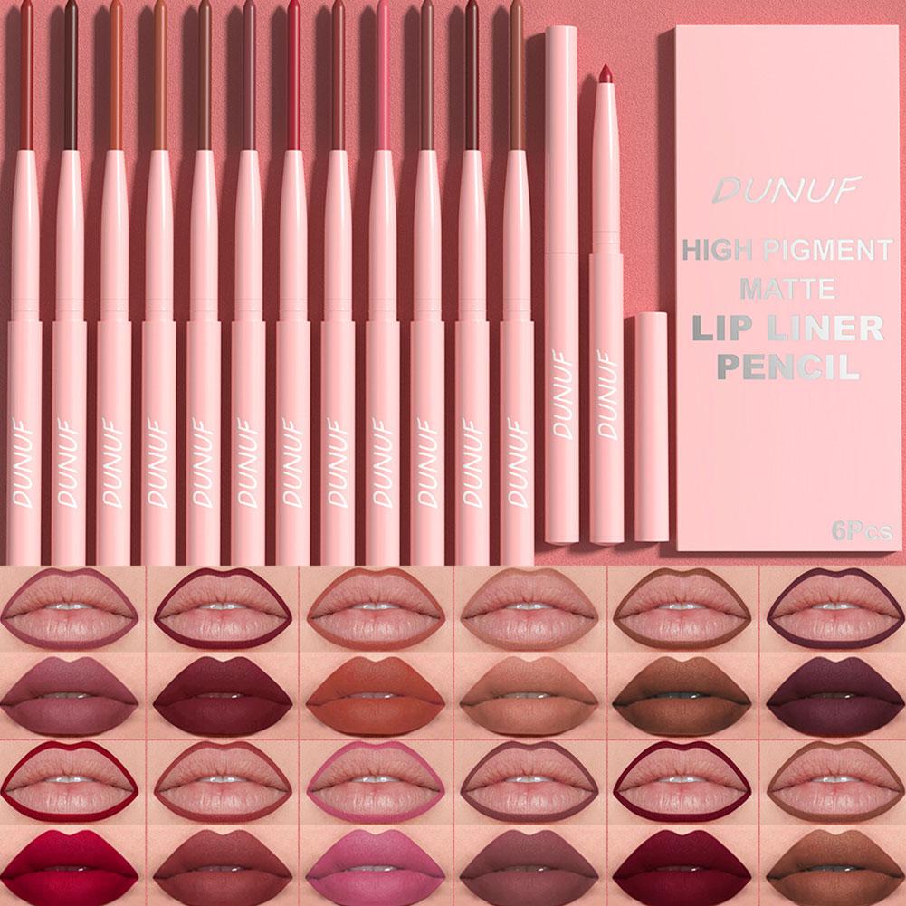 Beauty Linasi Makeup - Juego de 6 Delineadores de Labios
