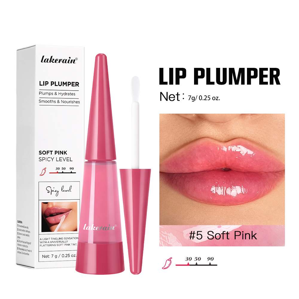 Lip Gloss Plumping - Voluminizador de Labios, Cosméticos Coreanos, Hidratante,