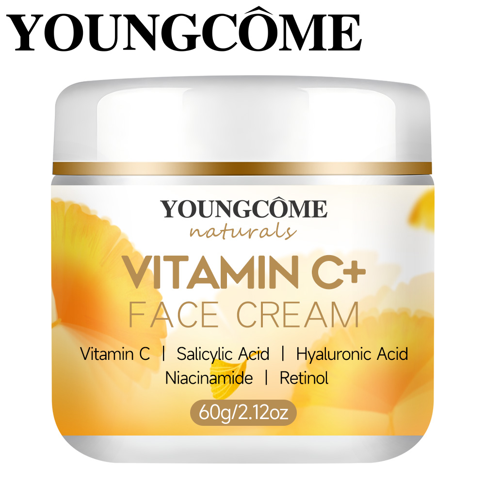 Vitamin C Serum Face - YOUNGCOMEN Crema Facial con Vitamina C,