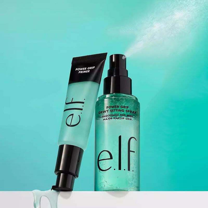 Makeup Fixing Mist - Elf maquillaje Power Grip Dewy ajuste