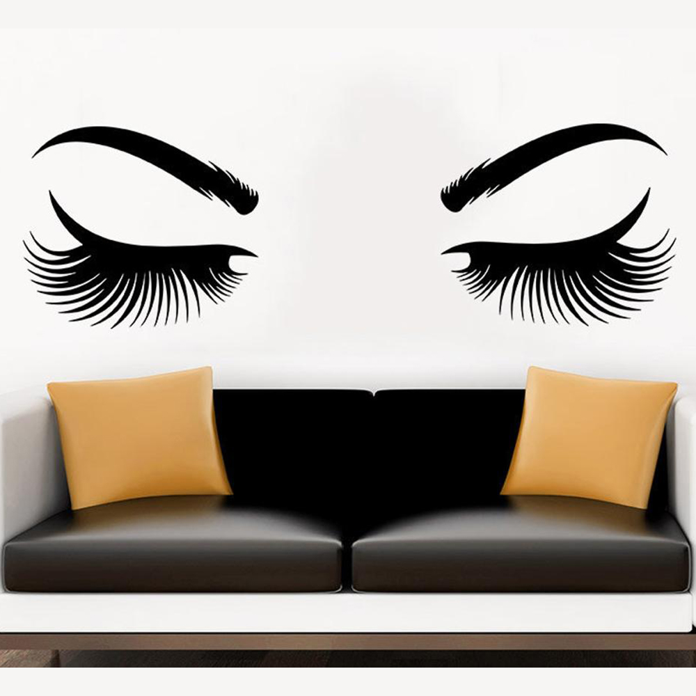 Makeup Master Beauty Salon - Pegatina de vinilo con ojos para