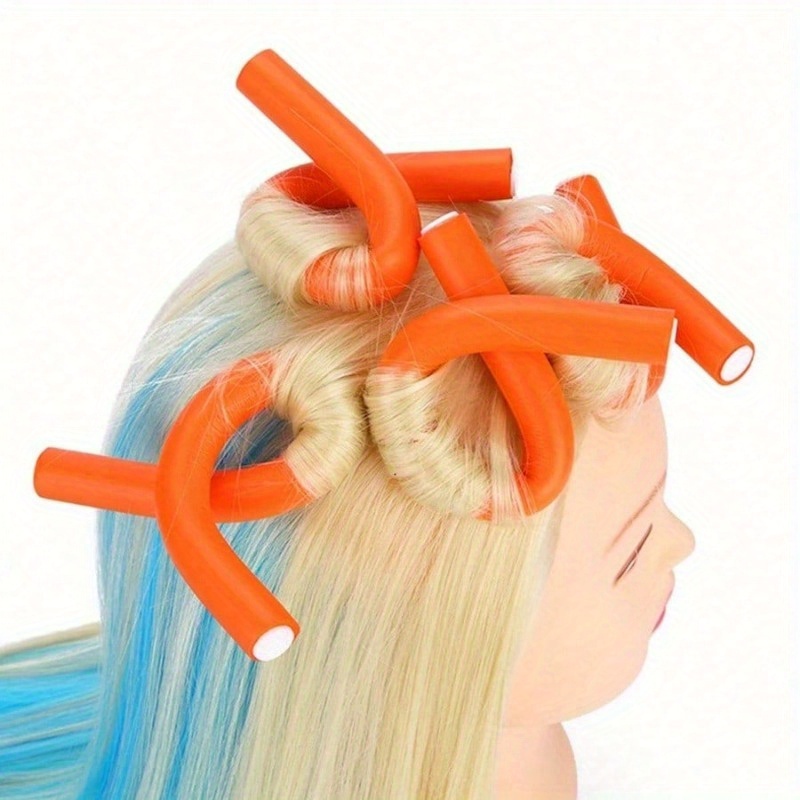 10 rulos de pelo flexibles sin - Hair Curling Wand reseña y precio
