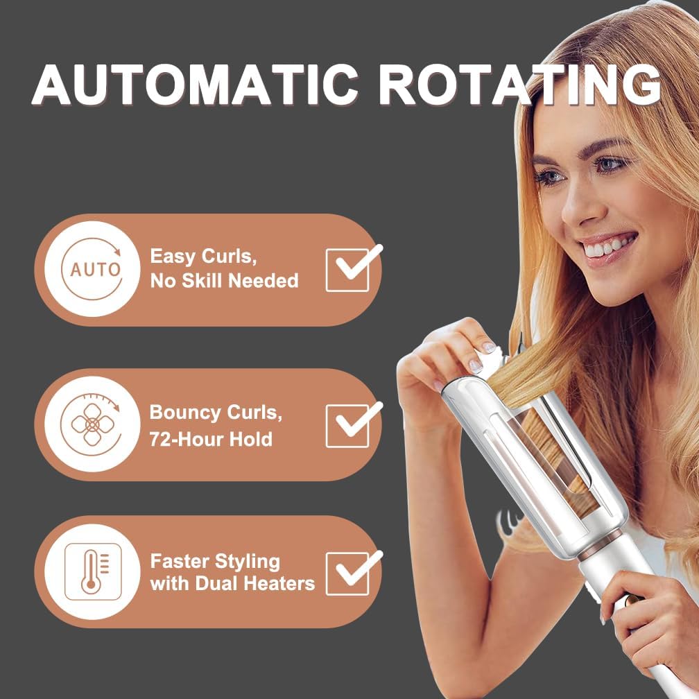 Rizador de Pelo Automático Gir - Hair Curling Wand reseña y precio