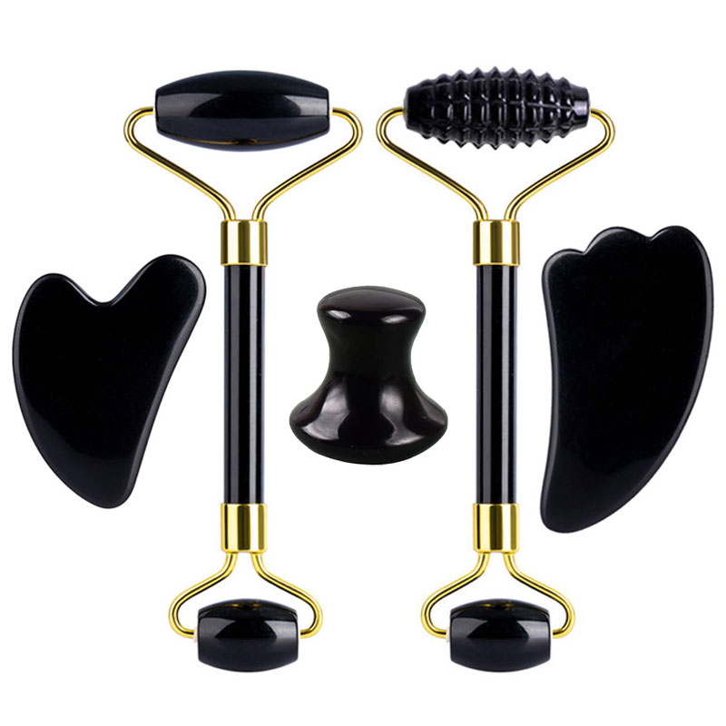 Rodillo de Masaje Facial de Ob - Jade Roller Gua Sha reseña y precio