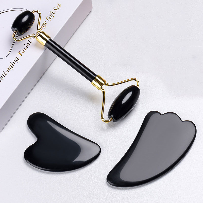 Rodillo de Masaje Facial de Ob - Jade Roller Gua Sha reseña y precio