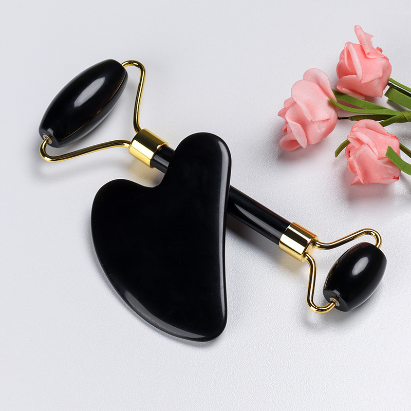Rodillo de Masaje Facial de Ob - Jade Roller Gua Sha reseña y precio