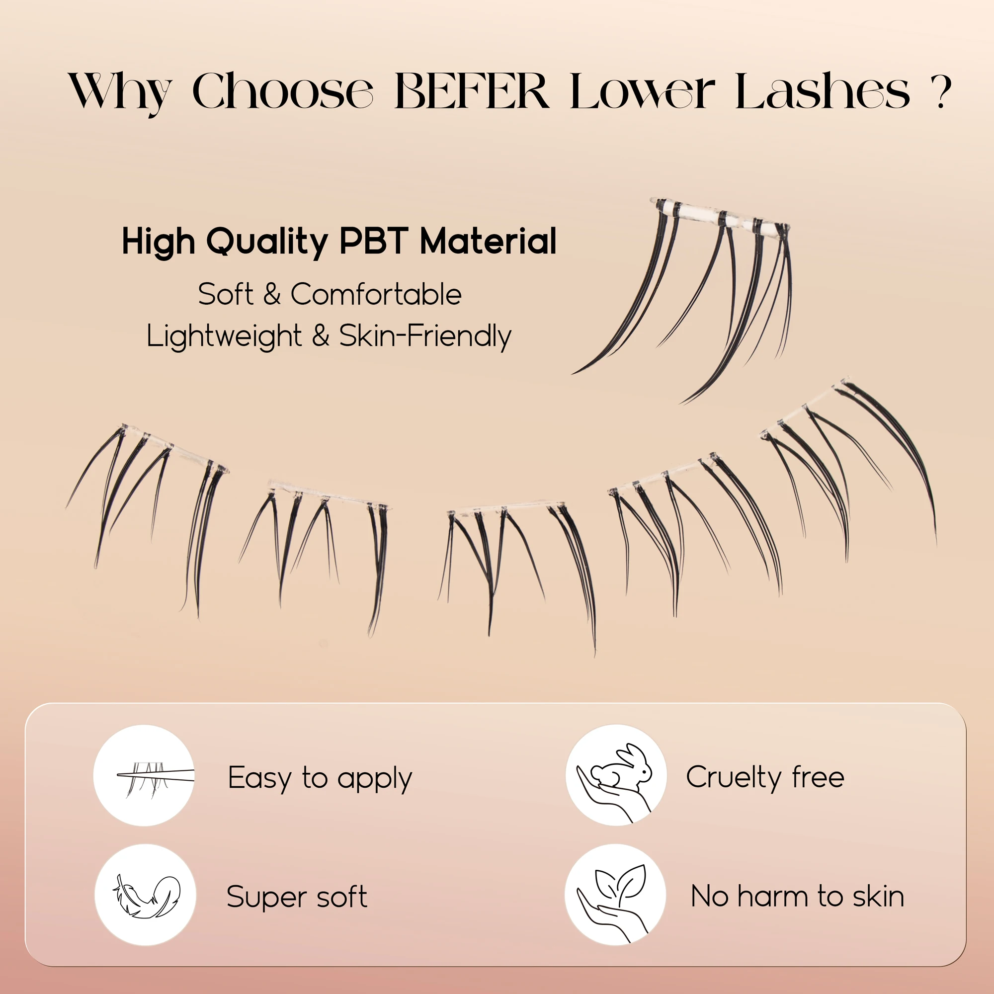 Pestañas Postizas Inferiores B - Eyelash Extension reseña y precio