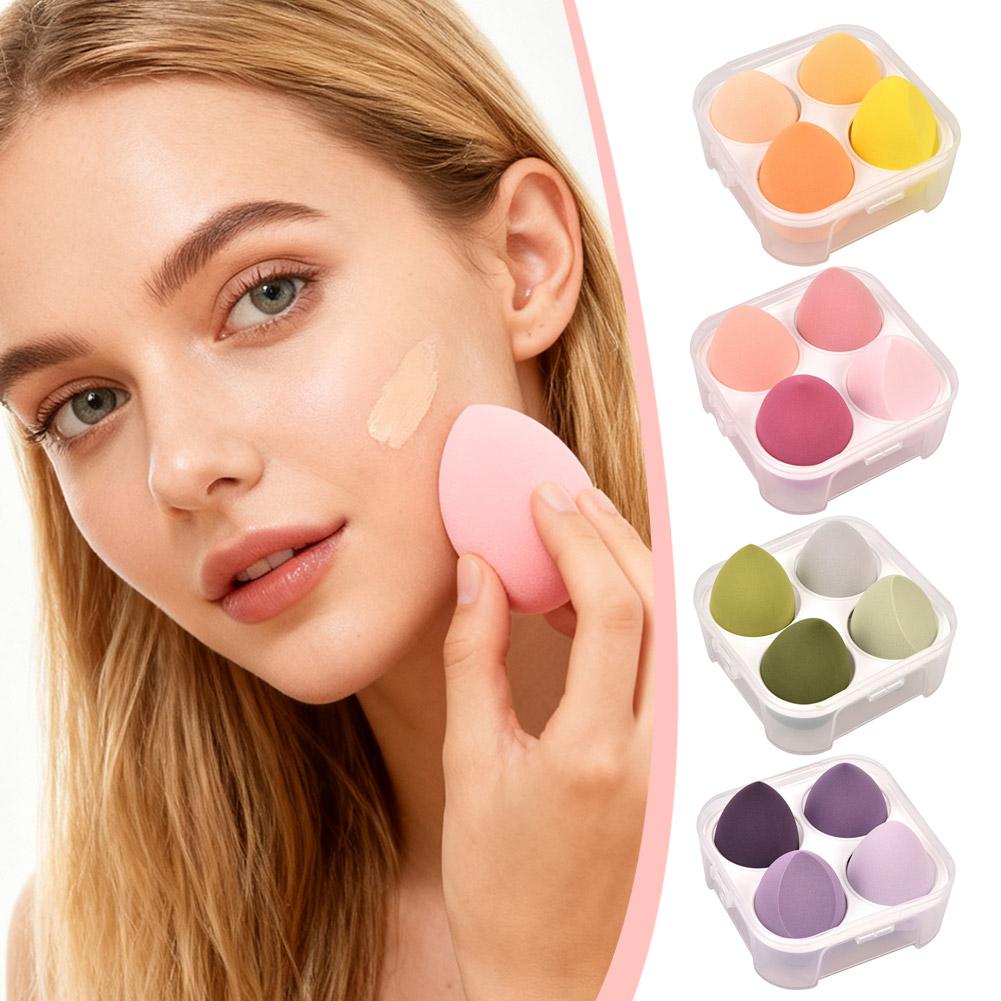 4 unids/set mezcla de colores  - Beauty Makeup Egg reseña y precio