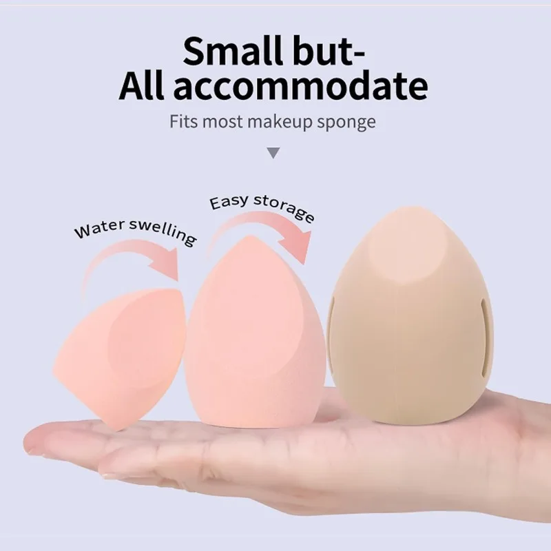 Caja de esponja de silicona tr - Beauty Makeup Egg reseña y precio