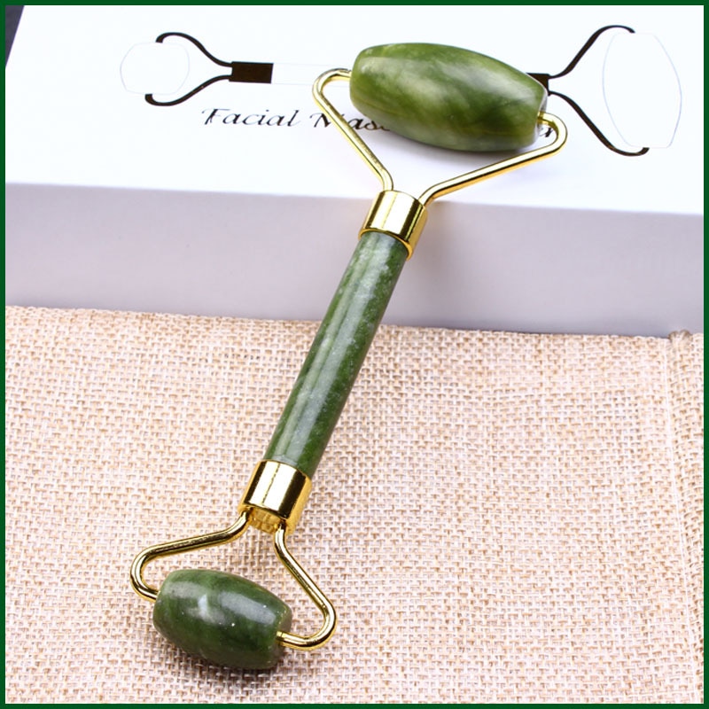 Cuidado de la piel, piedra de  - Jade Roller Gua Sha reseña y precio