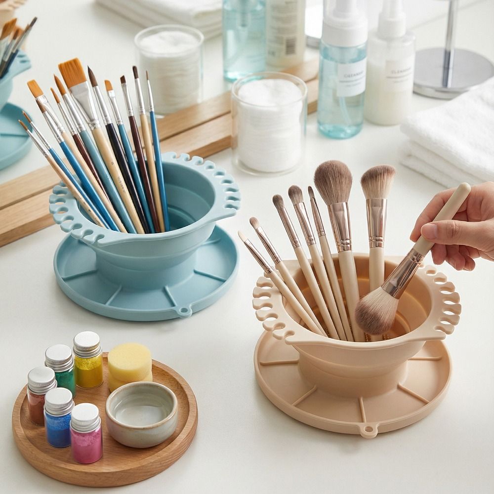 Tazón de Silicona para Limpiar - Makeup Brush Set reseña y precio