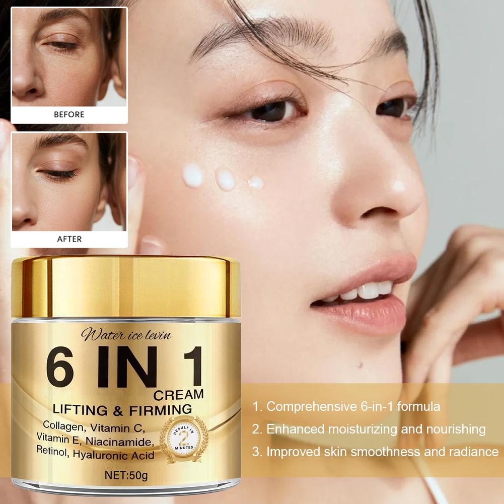 Crema facial de colágeno 6 en  - Vitamin C Serum Face reseña y precio