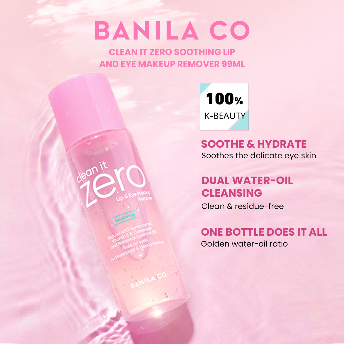 BANILA CO Clean it Zero - Desm - Beauty Makeup & D Anime Studio reseña y precio