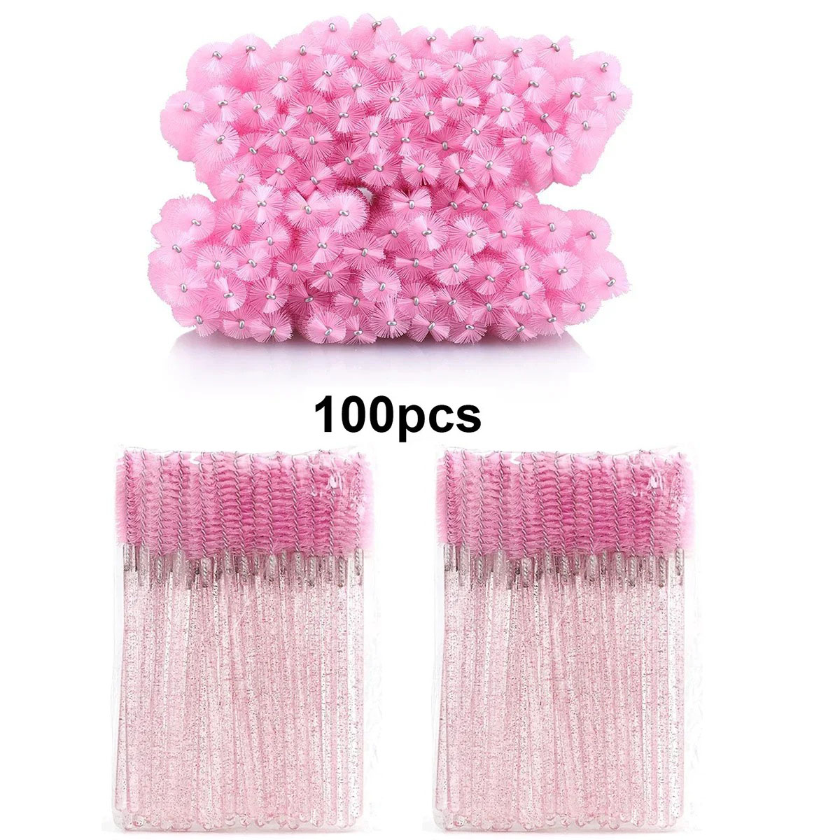 100 Uds cepillos de pestañas d - Makeup Brush Set reseña y precio