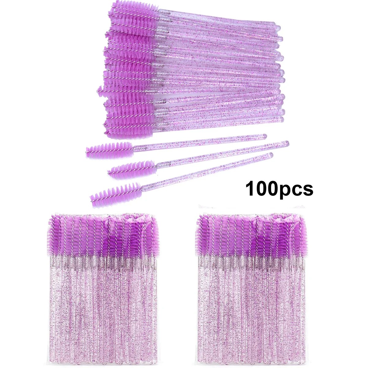 100 Uds cepillos de pestañas d - Makeup Brush Set reseña y precio