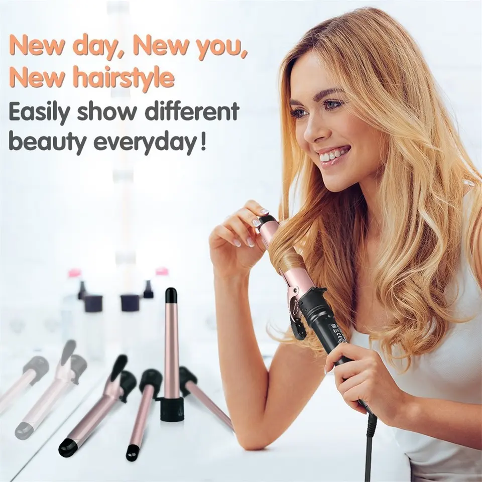 Rizador de pelo de salón profe - Hair Curling Wand reseña y precio