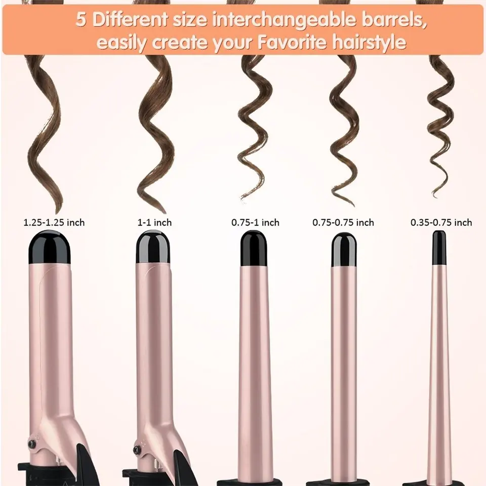 Rizador de pelo de salón profe - Hair Curling Wand reseña y precio