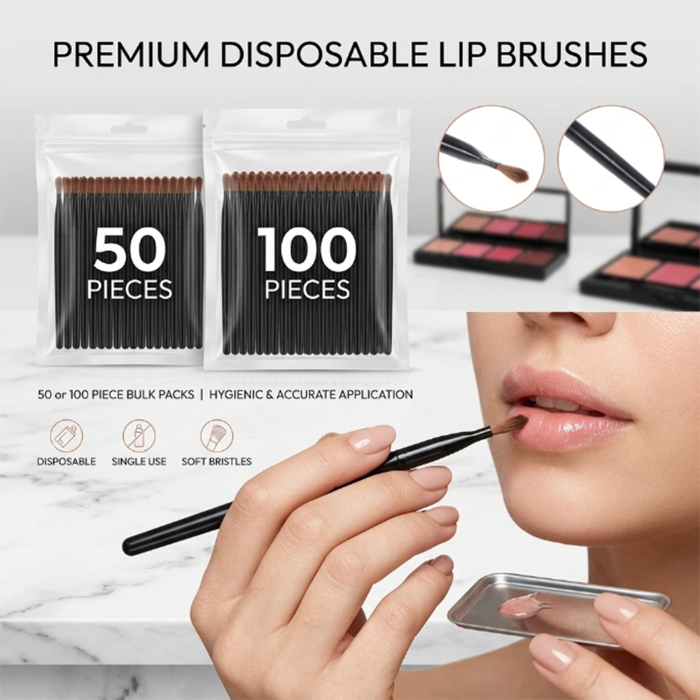 Juego de pinceles desechables  - Makeup Brush Set reseña y precio