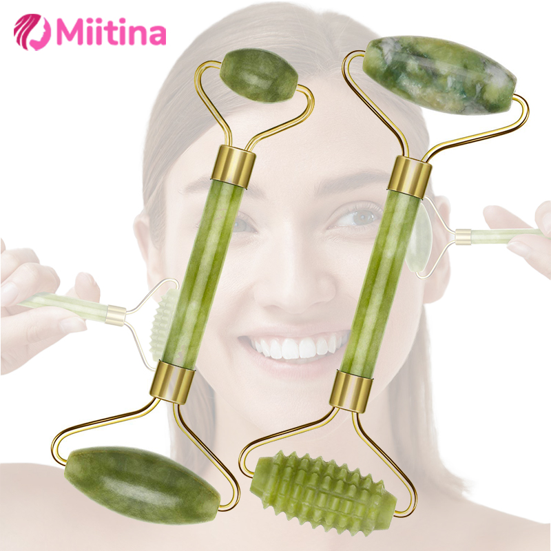 Rodillo de Jade Natural, masaj - Jade Roller Gua Sha reseña y precio