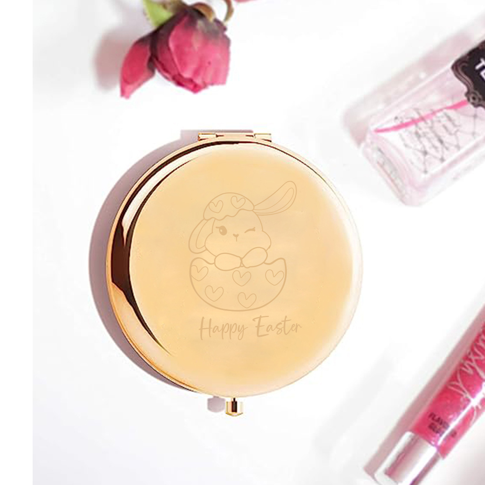 1 espejo de bolsillo con diseñ - Beauty Makeup & D Anime Studio reseña y precio
