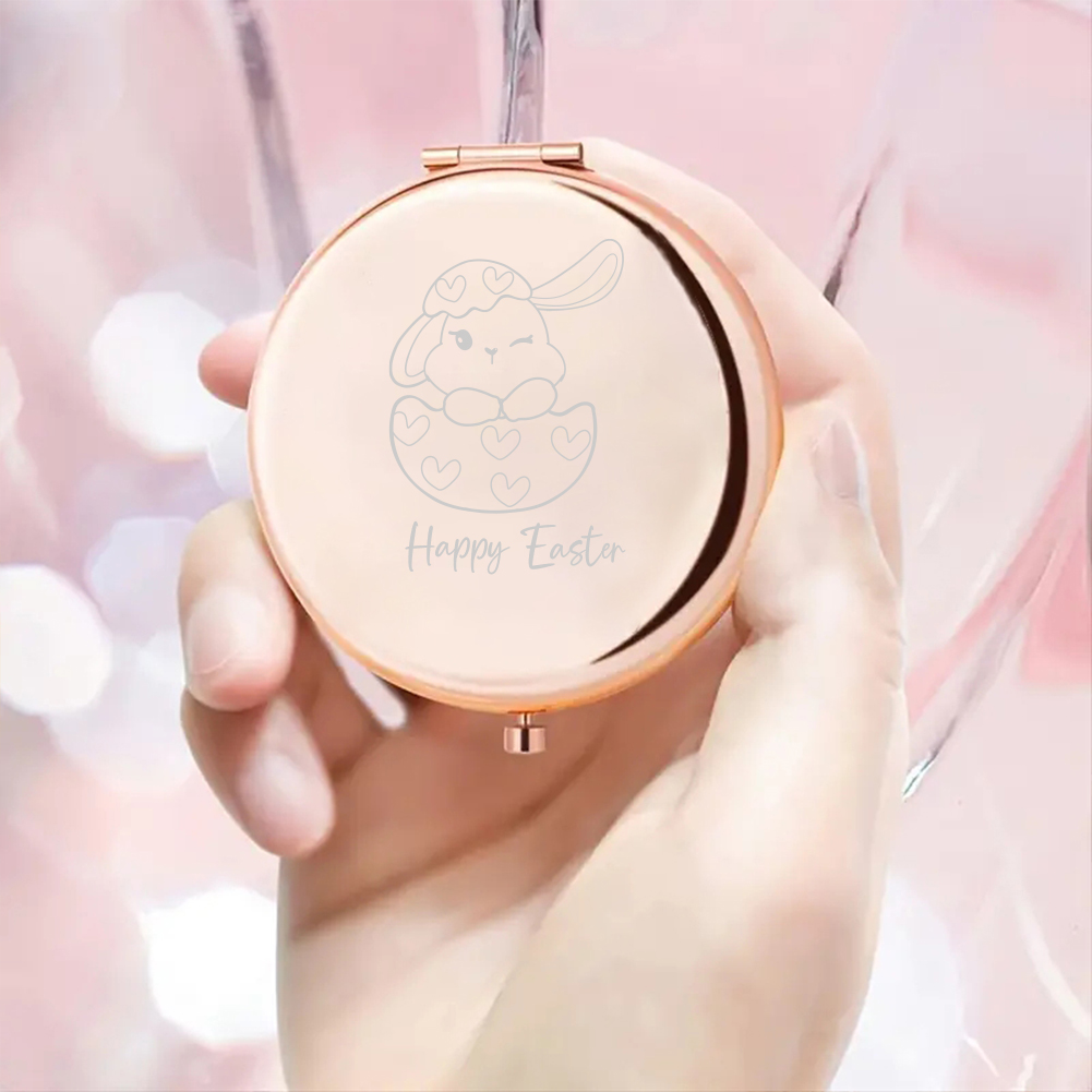 1 espejo de bolsillo con diseñ - Beauty Makeup & D Anime Studio reseña y precio