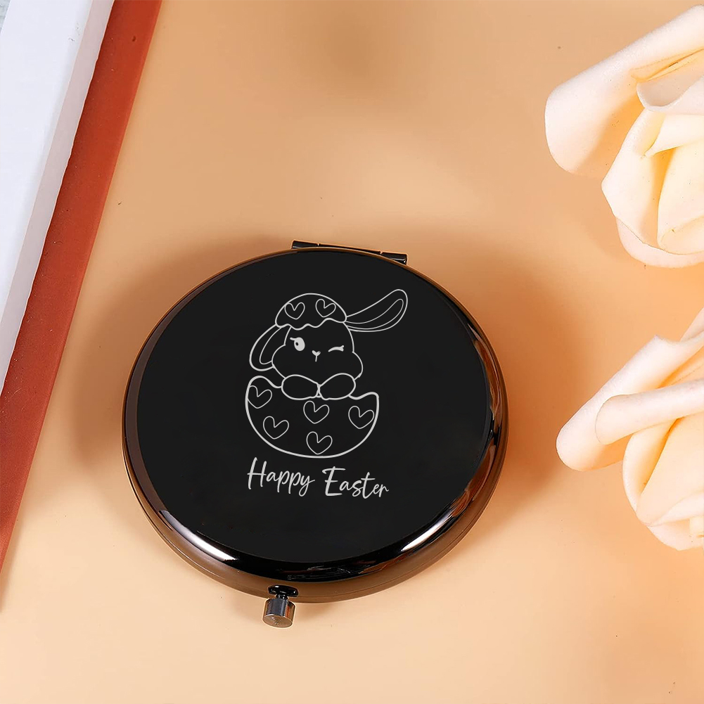 1 espejo de bolsillo con diseñ - Beauty Makeup & D Anime Studio reseña y precio