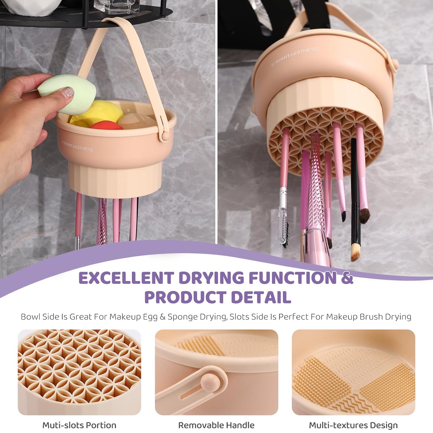 Tazón de limpieza para brochas - Makeup Brush Set reseña y precio