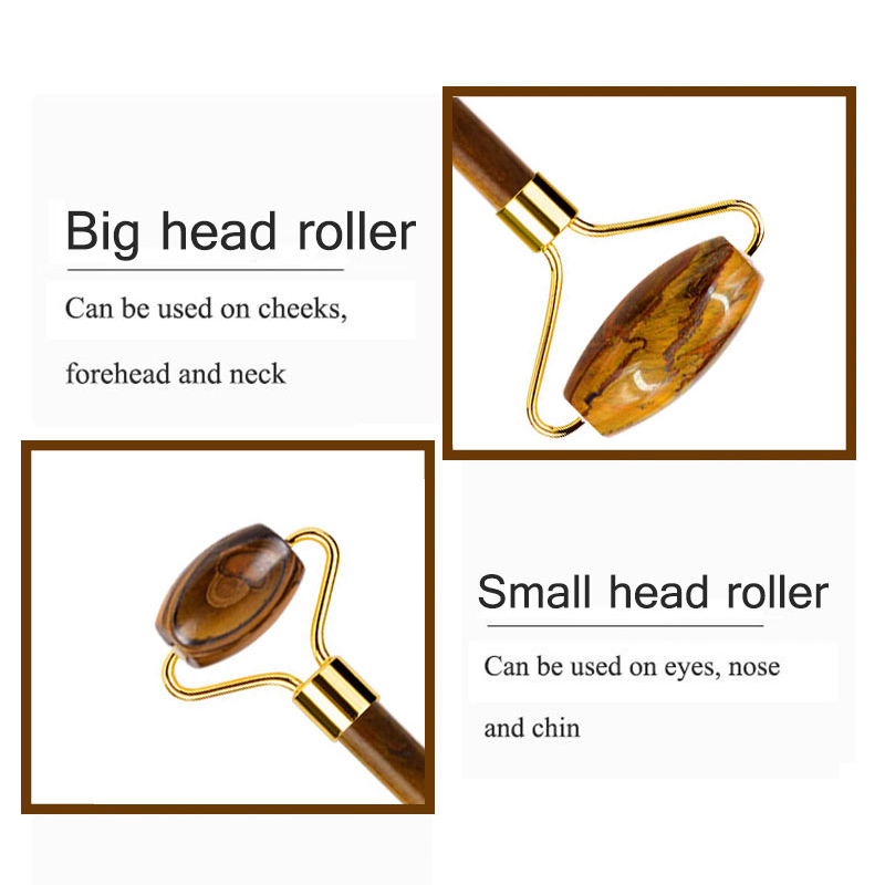 Rodillo de Jade de ojo de tigr - Jade Roller Gua Sha reseña y precio