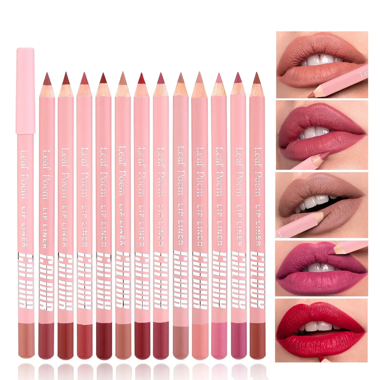 Delineador de labios marrón de - Beauty Linasi Makeup reseña y precio