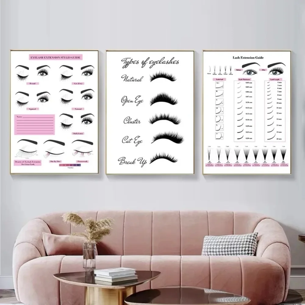 Pintura en lienzo con impresió - Eyelash Extension reseña y precio