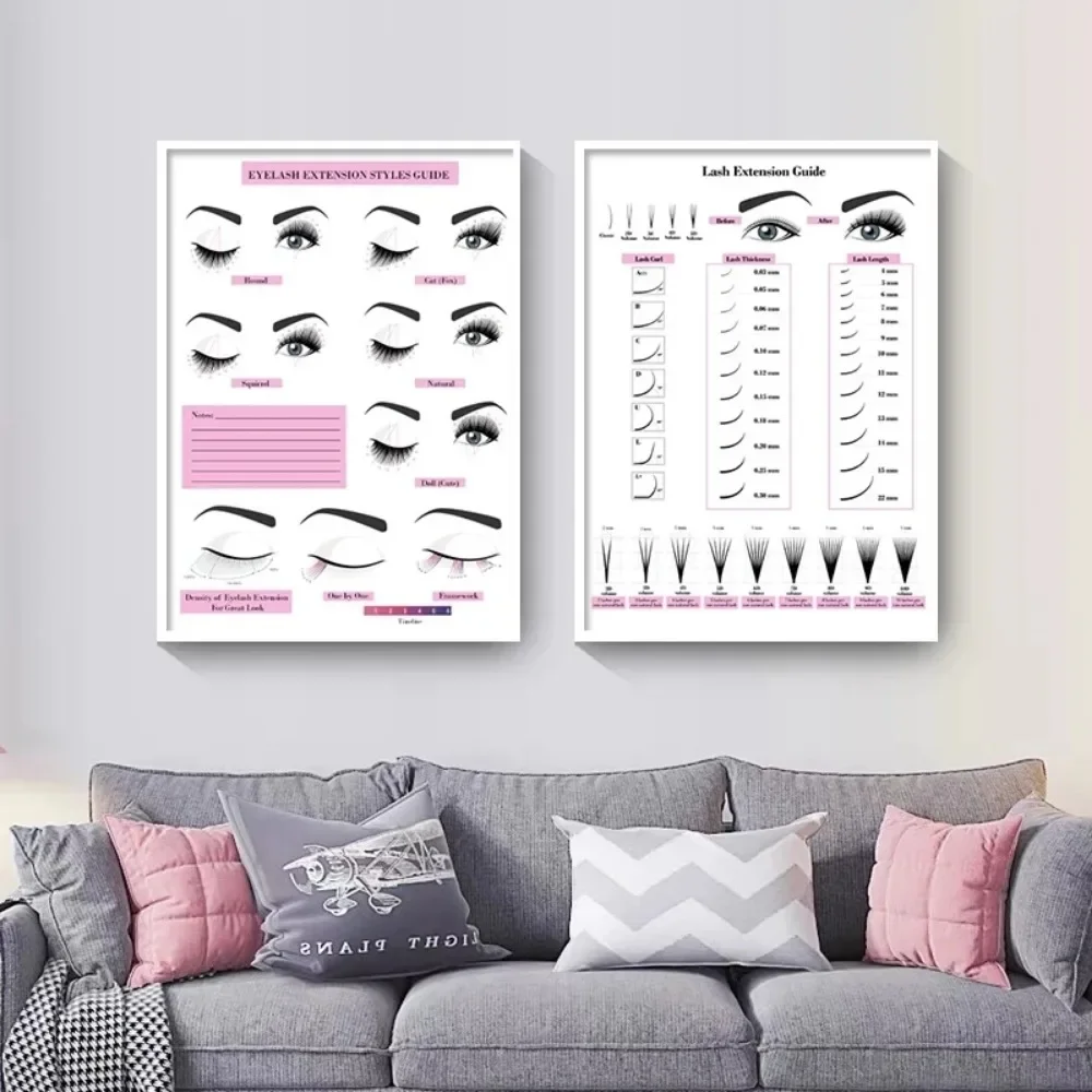 Pintura en lienzo con impresió - Eyelash Extension reseña y precio