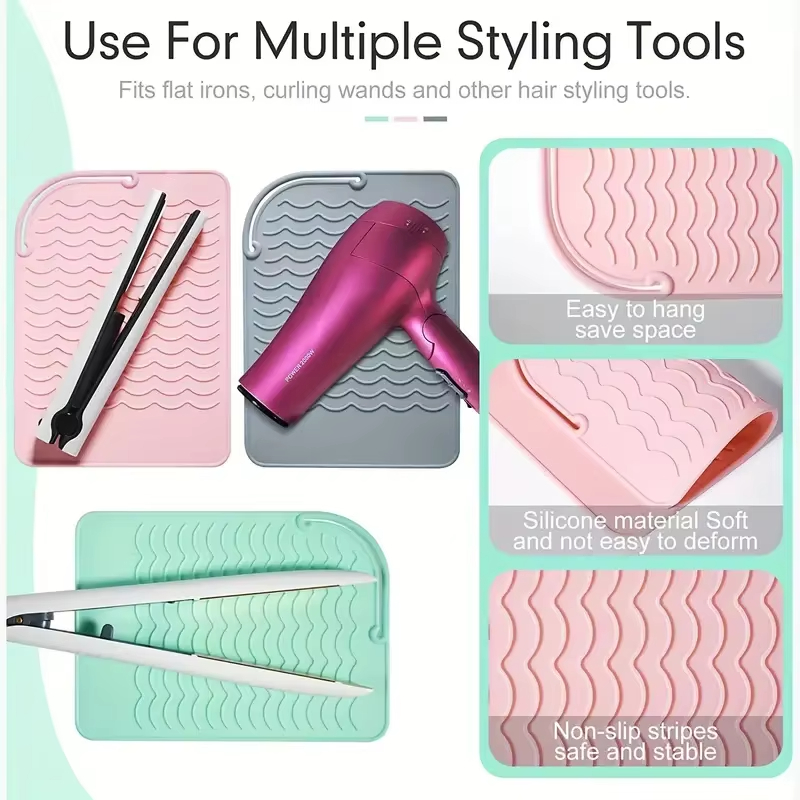 Alfombrilla de silicona resist - Hair Curling Wand reseña y precio
