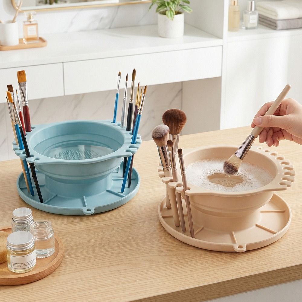 Tazón de Silicona para Limpiar - Makeup Brush Set reseña y precio