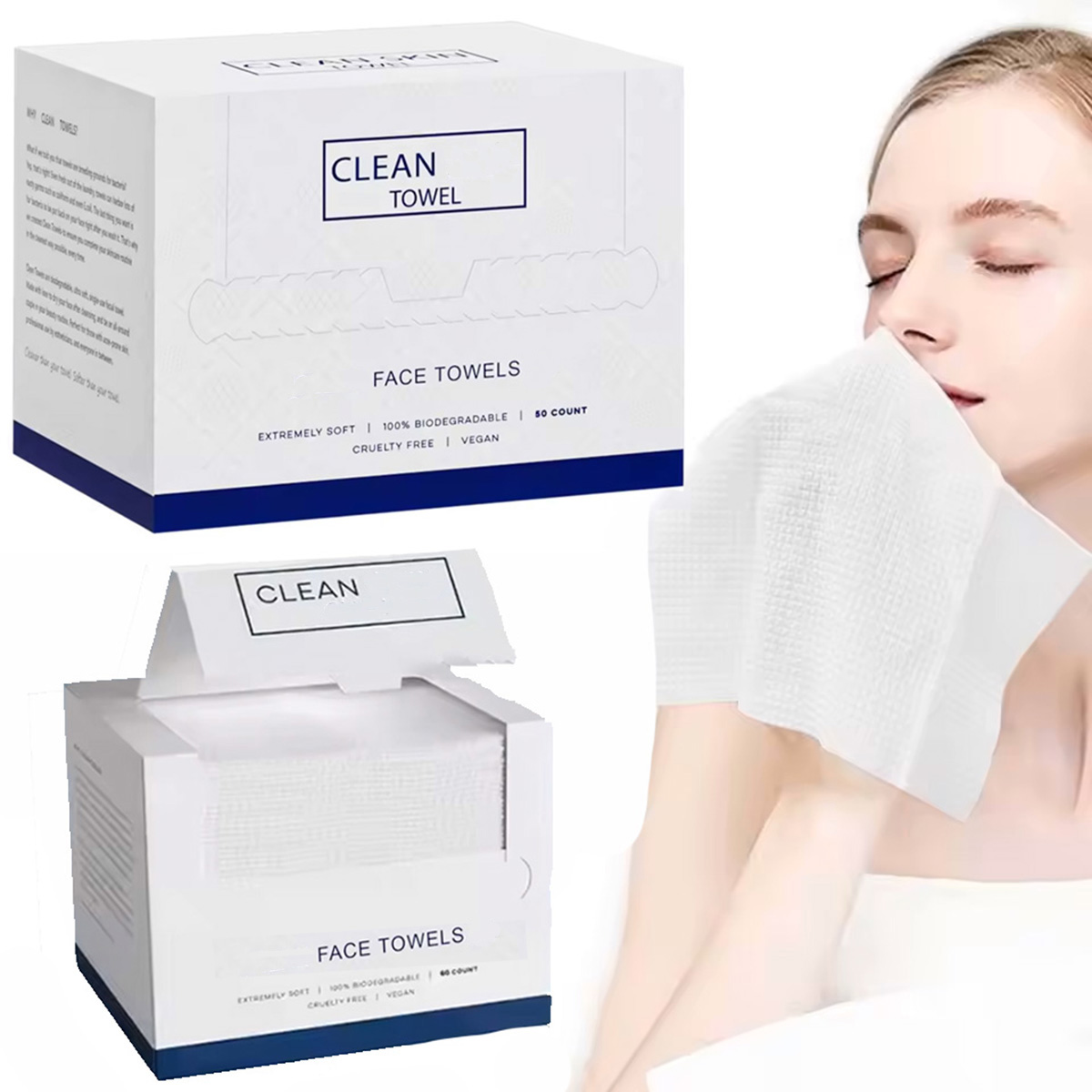 Paquete de 50 Toallitas Facial - Beauty Makeup Face reseña y precio