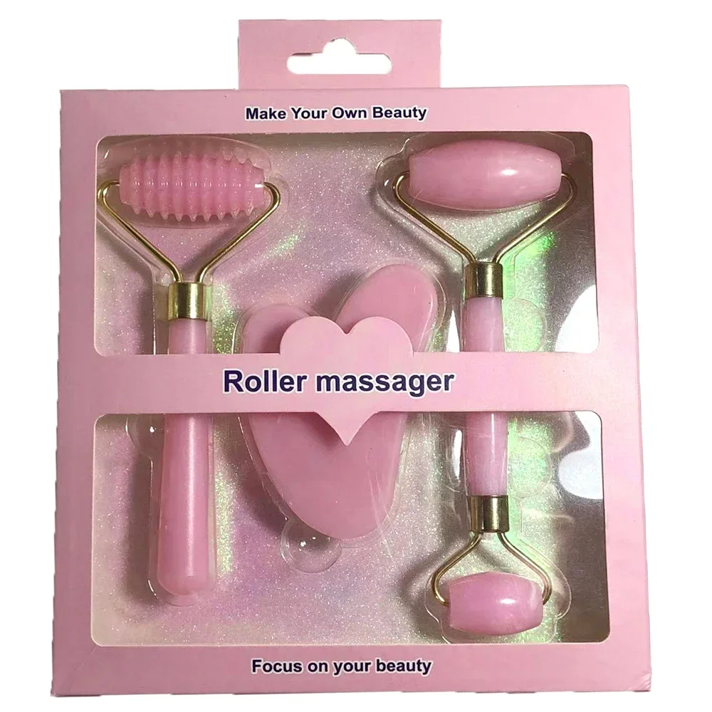 Masajeador de rodillo de resin - Jade Roller Gua Sha reseña y precio