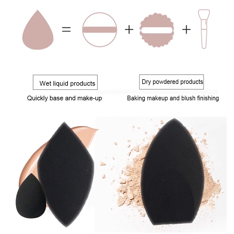 Esponja de belleza negra, licu - Beauty Makeup Egg reseña y precio