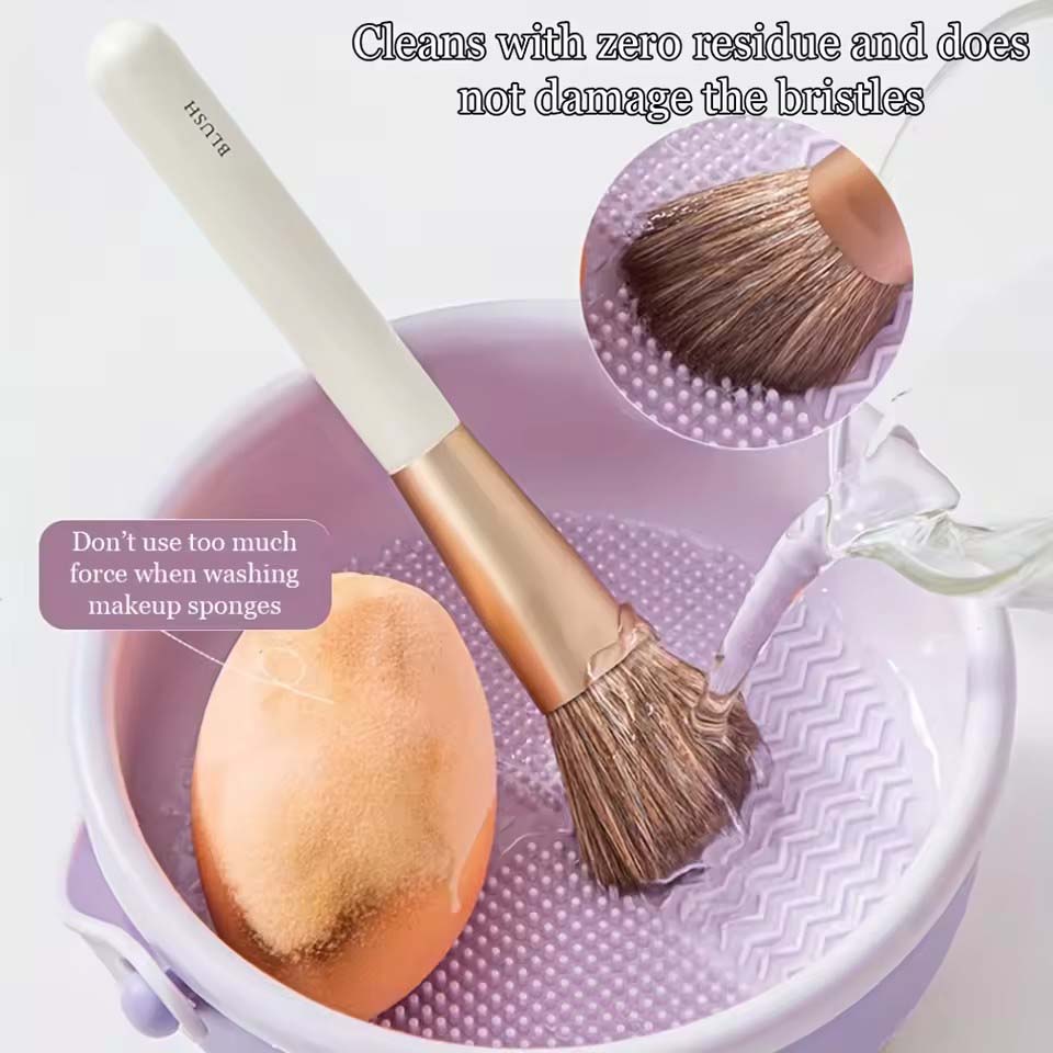 Tazón de limpieza para brochas - Makeup Brush Set reseña y precio